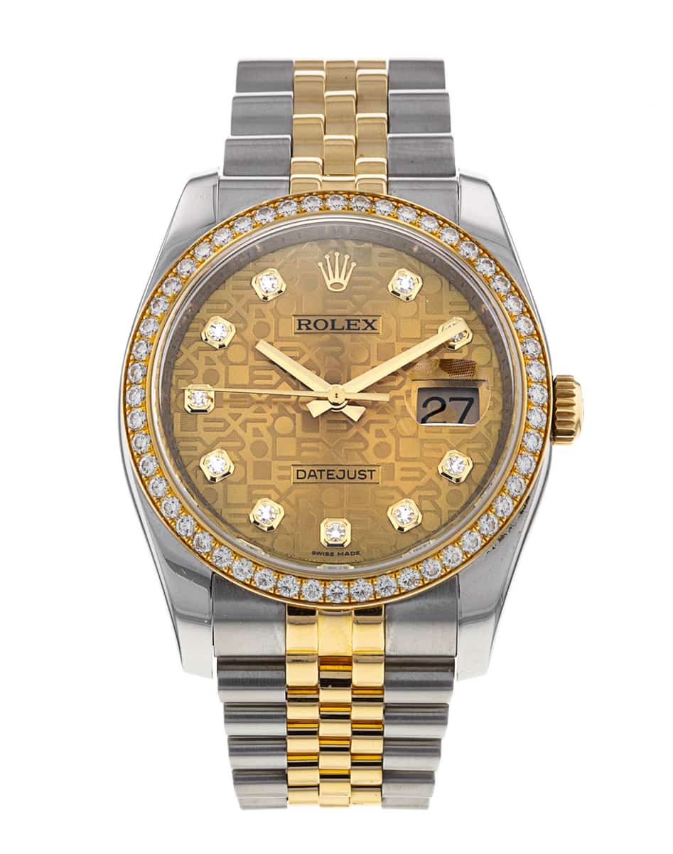 Rolex Datejust Champagne Jubilee Diamond Dial